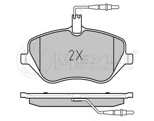 025 241 3317/W Meyle Гальмівні колодки