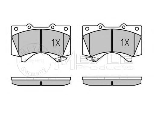 025 243 8618/W Meyle Гальмівні колодки