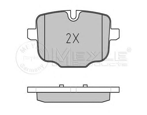 025 247 0318 Meyle Гальмівні колодки
