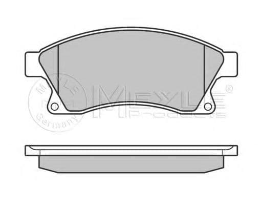 025 250 3118/W Meyle Гальмівні колодки