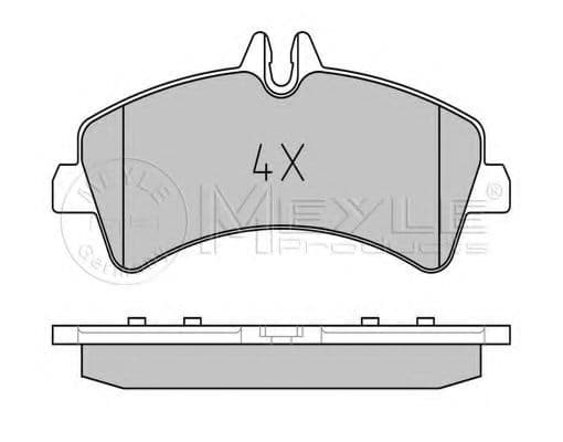 025 292 1720 Meyle Гальмівні колодки