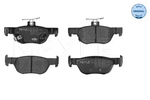 0252617415 Meyle Гальмівні колодки