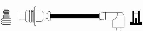 36624 NGK Дріт запалювання