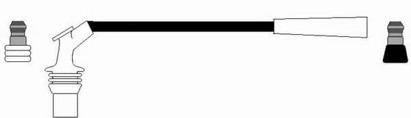 44037 NGK Провод зажигания для Renault Laguna