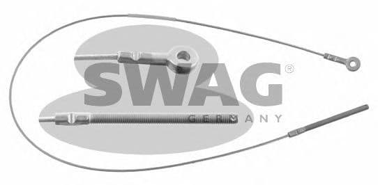 10 90 1969 SWAG Трос ручного гальма для Mercedes T1