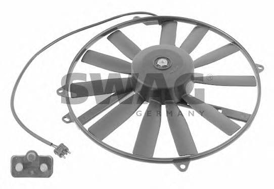 10 91 2391 SWAG Вентилятор системы охлаждения двигателя для Mercedes 190