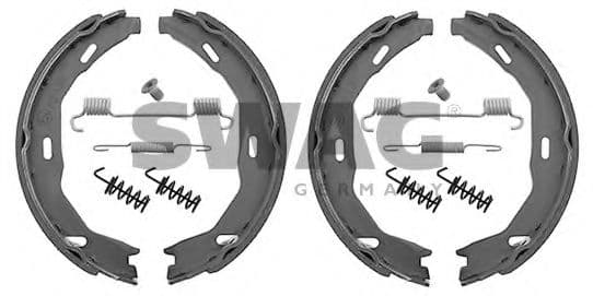 10 93 2793 SWAG Колодки ручника