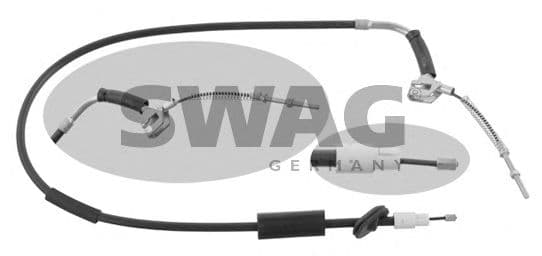 10 93 4913 SWAG Трос ручного гальма