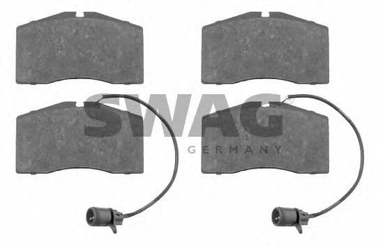 30 91 6528 SWAG Гальмівні колодки для Audi A8