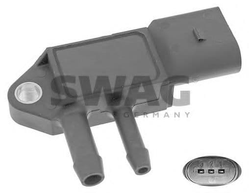 30 94 0767 SWAG Датчик давления выхлопных газов
