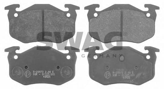 60 91 6189 SWAG Гальмівні колодки