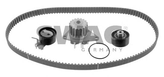 62 93 2727 SWAG Комплект ремня ГРМ + помпа