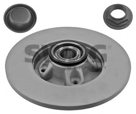 62 93 7680 SWAG Тормозной диск