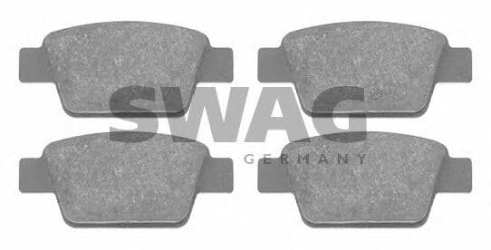 70 91 6556 SWAG Тормозные колодки