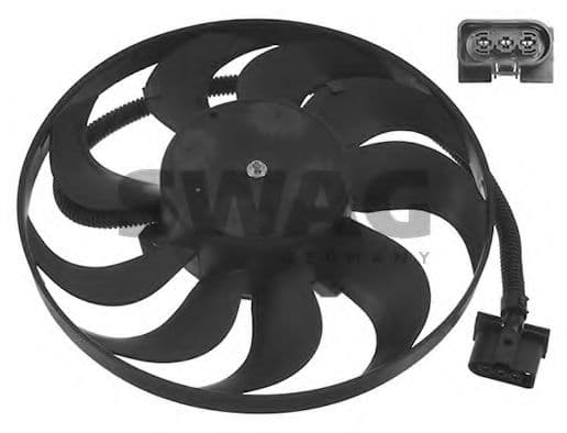 99 91 4744 SWAG Вентилятор системи охолодження двигуна