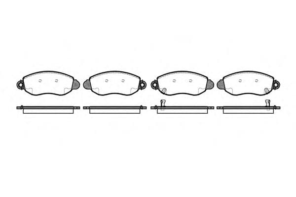 2772.02 Roadhouse Гальмівні колодки для Ford Transit