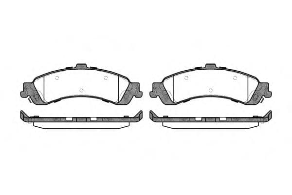 2809.02 Roadhouse Гальмівні колодки для Chevrolet Tahoe