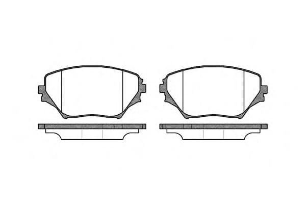 2813.00 Roadhouse Гальмівні колодки для Toyota RAV4