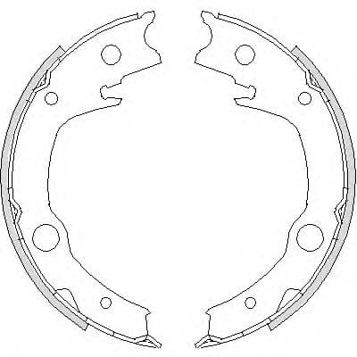 4729.00 Roadhouse Колодки ручника