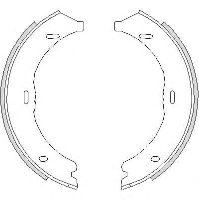 4745.00 Roadhouse Колодки ручника