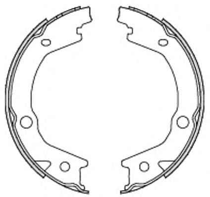 4697.00 Roadhouse Колодки ручника