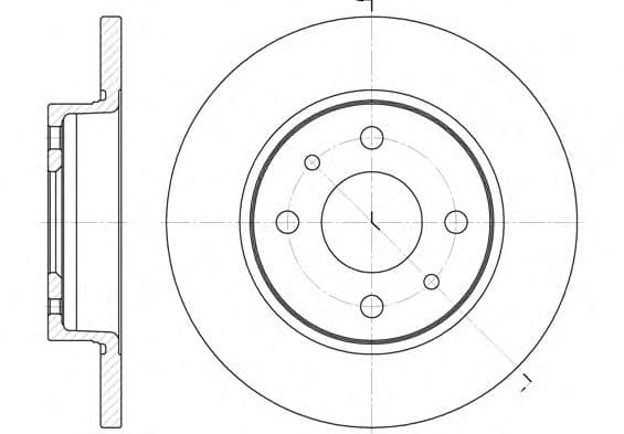 6089.00 Roadhouse Тормозной диск