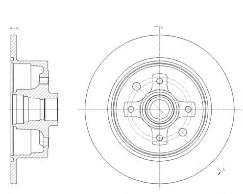 6217.00 Roadhouse Гальмівний диск