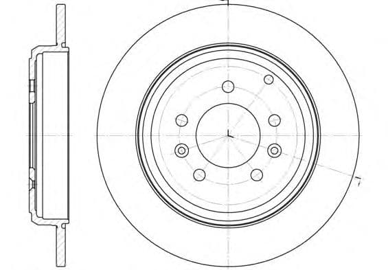 6330.00 Roadhouse Гальмівний диск для Peugeot 605
