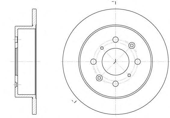 6521.00 Roadhouse Гальмівний диск