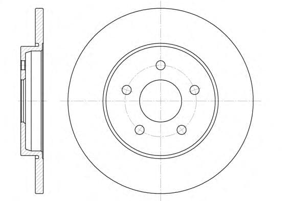 6661.00 Roadhouse Гальмівний диск