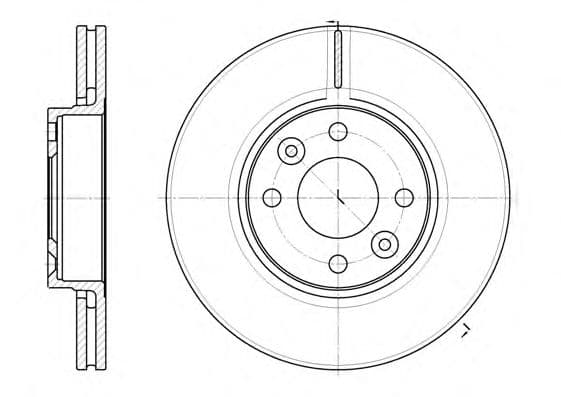 6683.10 Roadhouse Гальмівний диск