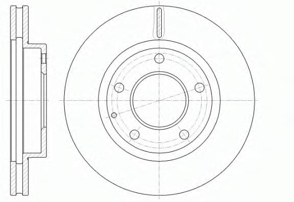 6841.10 Roadhouse Гальмівний диск