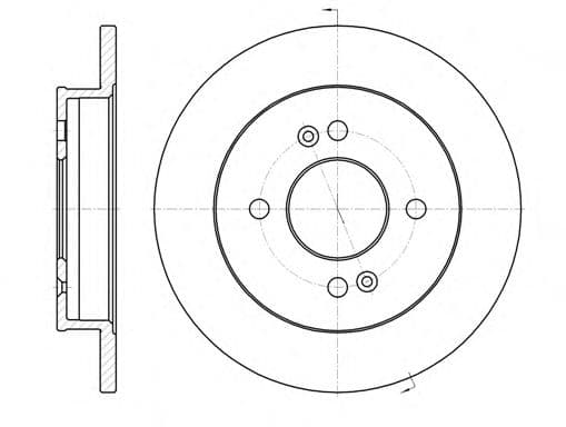 6991.00 Roadhouse Гальмівний диск