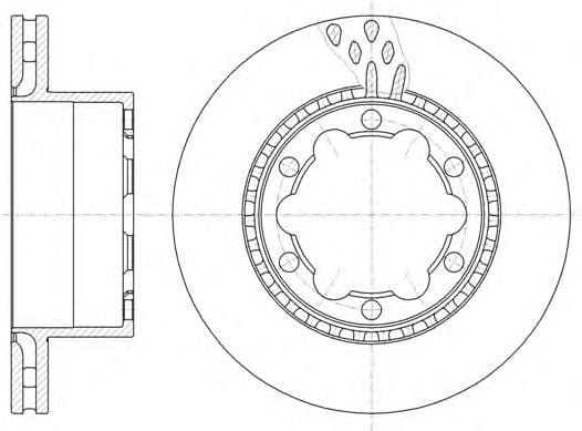 61036.10 Roadhouse Гальмівний диск