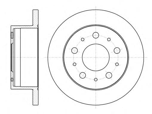 61056.00 Roadhouse Гальмівний диск