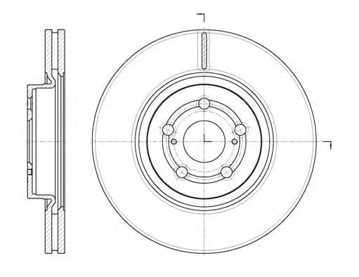 61092.10 Roadhouse Гальмівний диск для Toyota Avensis