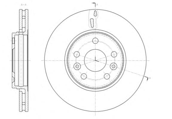 61411.10 Roadhouse Гальмівний диск