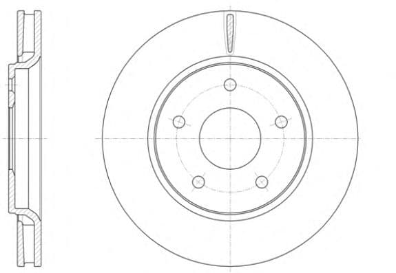 61393.10 Roadhouse Гальмівний диск
