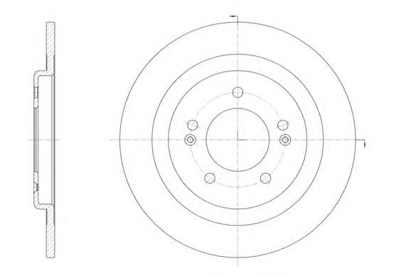 61438.00 Roadhouse Гальмівний диск для Hyundai i40