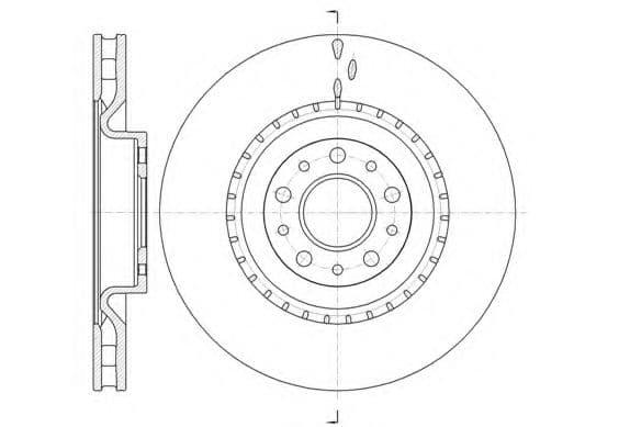 61458.10 Roadhouse Гальмівний диск