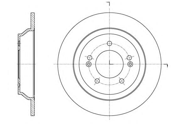 61572.00 Roadhouse Гальмівний диск для Kia Carens