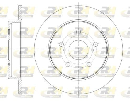 6179500 Roadhouse Гальмівний диск