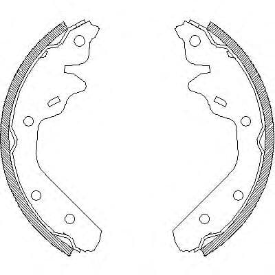 4031.00 Remsa Тормозные колодки