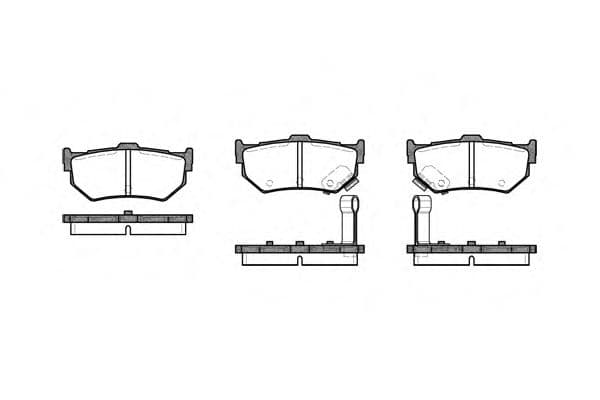 0183.02 Remsa Гальмівні колодки