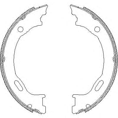4707.01 Remsa Колодки ручника