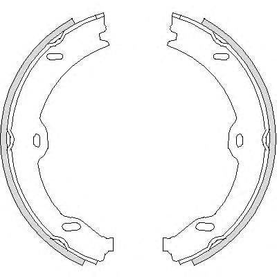 4708.00 Remsa Колодки ручника