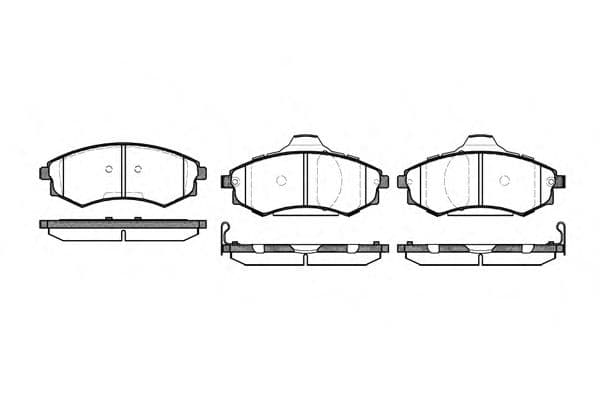 0318.05 Remsa Гальмівні колодки