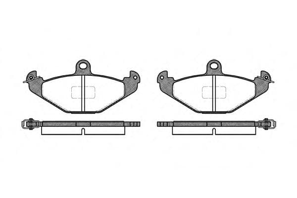 0345.10 Remsa Гальмівні колодки