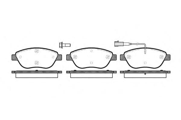 0859.01 Remsa Гальмівні колодки