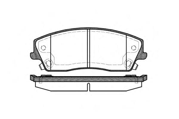 1126.08 Remsa Гальмівні колодки